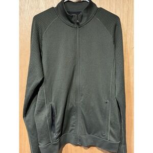 Men's Lululemon Division Track Jacket Dark Olive Green Size Large (E1)